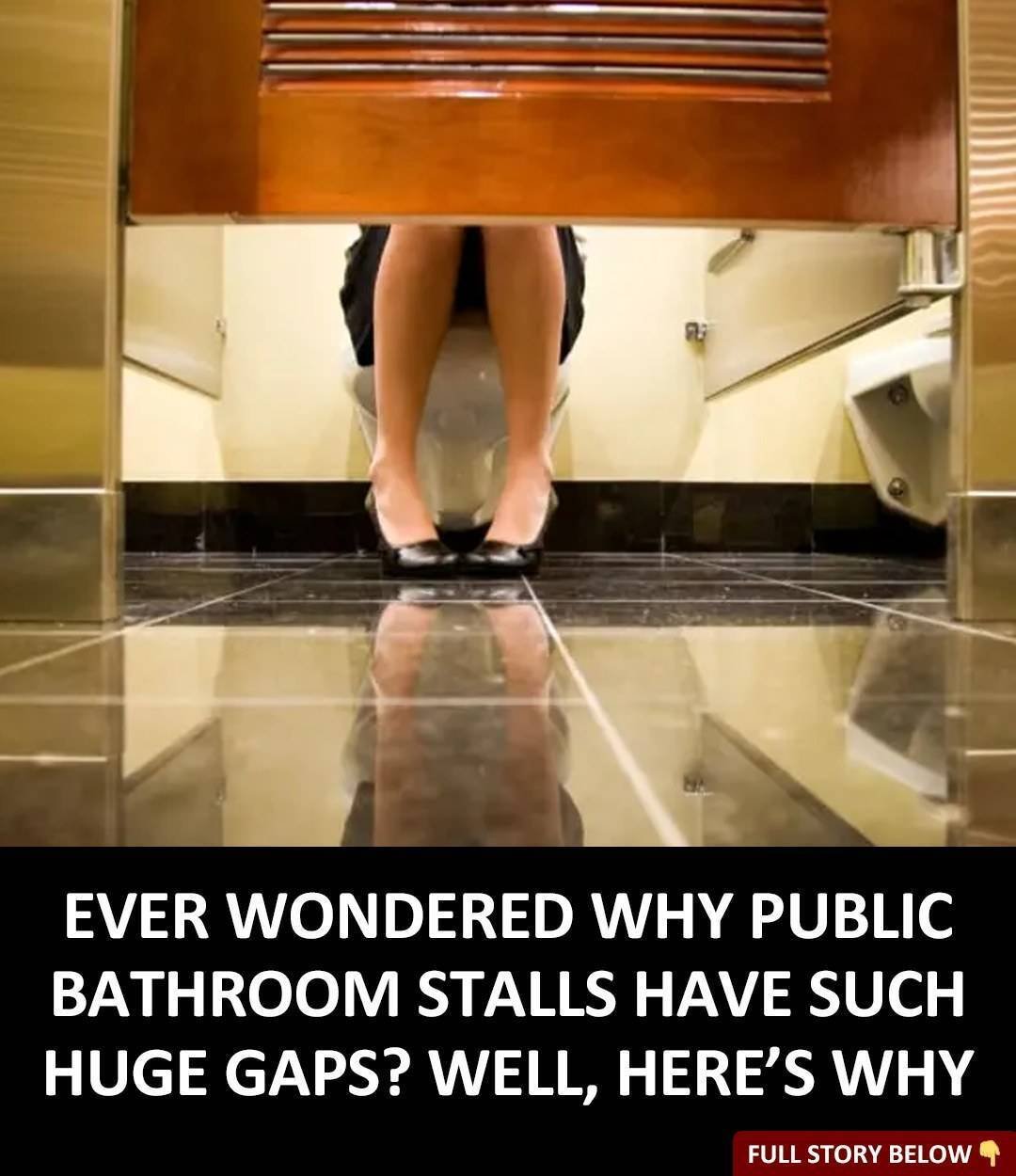 Why Public Bathroom Stalls Always Have Gaps — The Real Reason Will ...